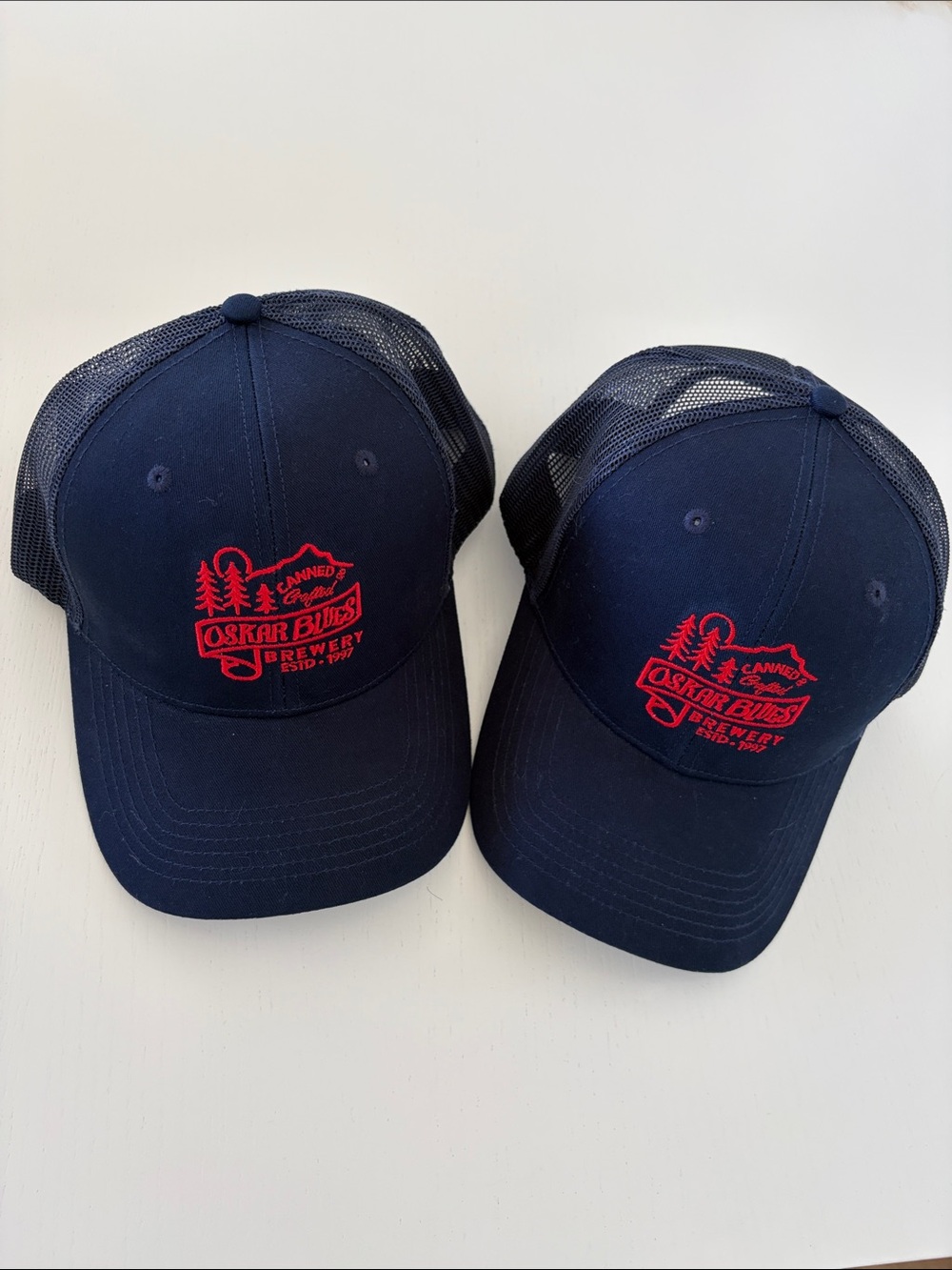OSKAR BLUES BREWERY LOGO TRUCKER-STYLE HATS